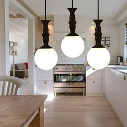 KINIS Black 3 Pieces Metal Quirky Ceiling Lamp-image-64