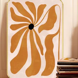 SAF Pink & Brown Floral Printed Wall Art-image-53