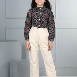 Cutiekins Girls Printed Top with Trousers-picture-25