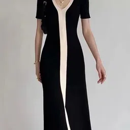 StyleCast x Revolte women solid A-Line Midi Dress-image-78