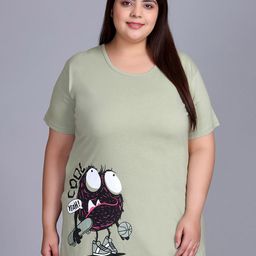 IN Love Women Graphic Printed Round Neck Cotton T-shirt-image-35