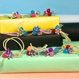 MANSIYAORANGE Girls Embellished Ponytail Holders-image-88