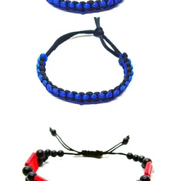 Dynamic Retail Global Men 4 Handcrafted Wraparound Bracelet image 2