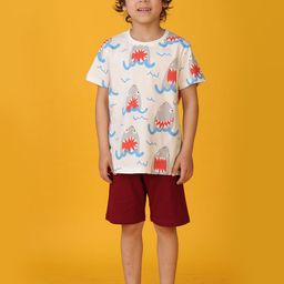 Anthrilo Boys Printed Night suit-6