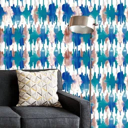 ArtzFolio Printed UV-Resistant Anti-Bacterial Ethnic Watercolor Pattern Peel & Stick Wallpaper-image-34