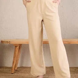 MAGRE Women Relaxed Pleated Trousers-picture-19