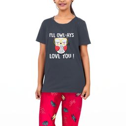 ACTLIVE Girls Grey Cotton Blend Clothing Set-image-69
