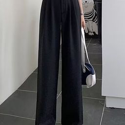 StyleCast Women Loose Fit High-Rise Easy Wash Pleated Regular Trousers-image-25