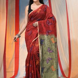 DESH BIDESH Women Printed Saree-image-47
