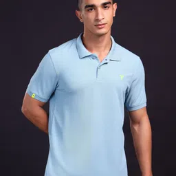Technosport Men Polo Collar Anti Static Slim Fit T-shirt-image-52