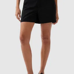 GAP Women Relaxed Fit Mid-Rise Utility Shorts-image-90