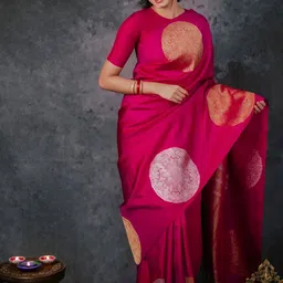 VASTRAHUT Woven Design Zari Banarasi Saree-picture-47