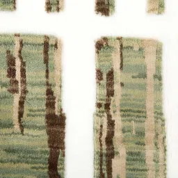 Sapana Carpet-Mats Cream-Coloured Abstract No Shredding Polyester Carpet image 4