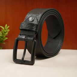 Teakwood Leathers Men Textured Leather Belt-picture-6
