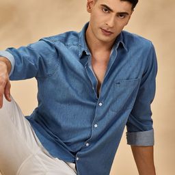 Aldeno Men Comfort Opaque Casual Shirt-image-65
