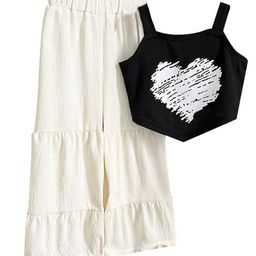 StyleCast x Revolte Girls Printed Sleeveless Top with Palazzos Clothing Set-picture-16