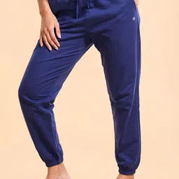Enamor Women Pure Cotton High Waist Joggers-picture-23