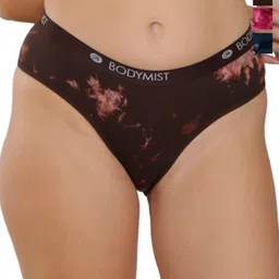 BODYMIST Pack Of 3 Printed Mid Rise Hipster Briefs-picture-35