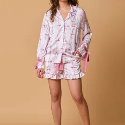 LULU & SKY Women Printed Night suit-picture-34
