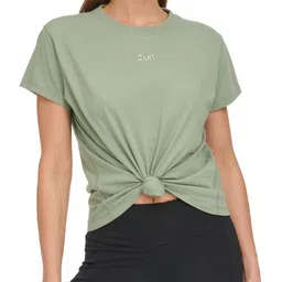 DKNY Women Mandarin Collar T-shirt-picture-24