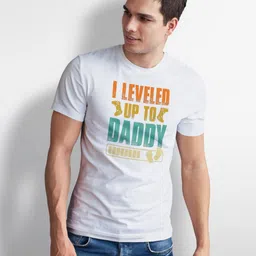 Seekbuylove Men Bio Finish Typography Printed Round Neck Cotton T-shirt-picture-14