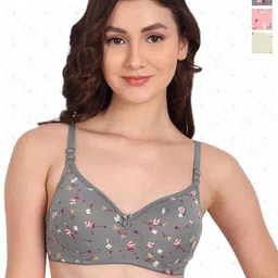 Designer Bugs Floral Bra Full Coverage Lightly Padded-49