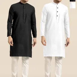 TIGER SNAKE Selection Of 2 Thread Work Mandarin Collar Straight Kurta-picture-54