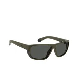 Polaroid Men UV Protected Lens Full Rim Rectangle Sunglasses-37