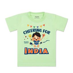 Arvesa Kids Printed Applique T-shirt-image-57