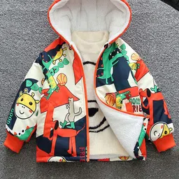 INCLUD Girls Open Front Jacket with Patchwork-17