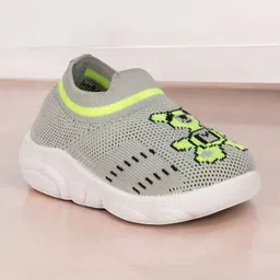 Lil Lollipop Unisex Kids Woven Design Slip-On Sneakers-55