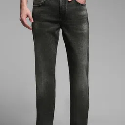 Jack & Jones Men Bootcut Low-Rise Light Fade Stretchable Jeans-picture-27