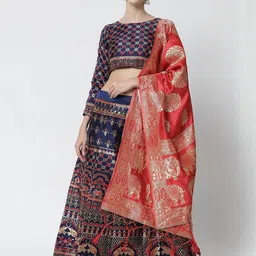 Mr Y Red Art Silk Lehenga Choli-image-72
