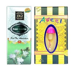 RAVIOUR LIFESTYLE Feel The Attraction Set Of 2 Aseel & Rajni Gandha Attar - 8 ml Each-1