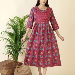 Moda Rapido Women Ethnic Motifs Printed Anarkali Kurta-image-90