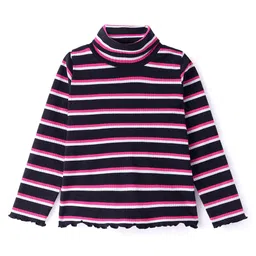 ARIAS By LARA DUTTA Striped Cotton Blouson Top-image-72