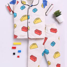 Clt.s Unisex Kids Printed Night suit-image-28