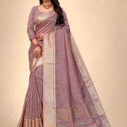 Abhilasha Woven Zari Organza Kanjeevaram Saree With Unstitched Blouse Piece-picture-22