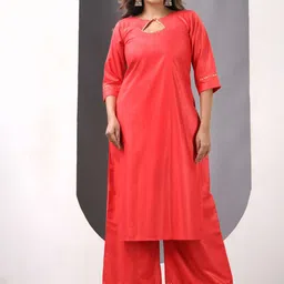 Charukriti Women Regular Gotta Patti Kurta with Palazzos-image-36