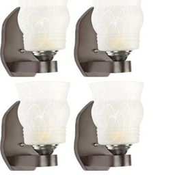 Somil Premium Designer Glass Wall / Night Lamp Elegant & Stylish Dcor Accent for Modern Interiors, color- White, Size:- 21.5 X 28 X 30.5 CM-image-89