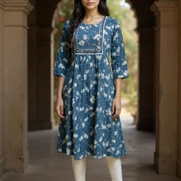 Rangita Women Ethnic Motifs Printed Daily Straight Kurta-picture-17