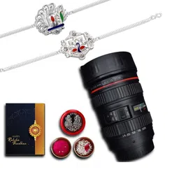 DeoDap Roli Chawal Camera & Greeting Card Rakhi Gift Set-50