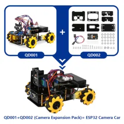 ACEBOTT ESP32 Camera Expansion Pack for Smart Robot Car kit - QD002 image 2