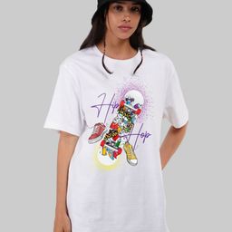 Underrated Club Women Printed Extended Sleeves Bio Finish T-shirt-image-99