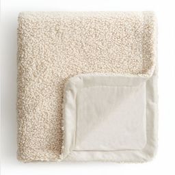H&M Beige Teddy Blanket-image-14