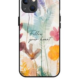 QRIOH Floral Printed iPhone 13 Back Case Mobile Accessories-image-51