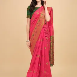 Areca Designer Ethnic Motifs Zari Banarasi Saree-54