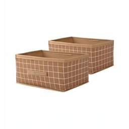 Myntra Elegant Homes Beige Set of 2 Regular Drawer Organiser Organisers-picture-45