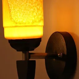 SOMIL Orange Glass Cylinder Wall Lamps-image-93