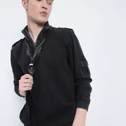 SHOWOFFFF High Neck Long Sleeves Pullover Sweatshirt-image-130